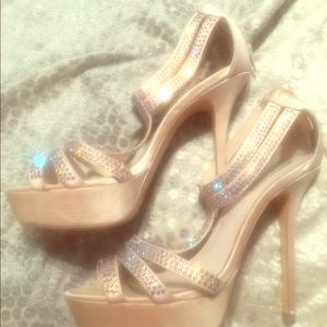 Steve Madden rhinestone heels